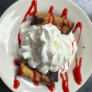 Raspberry Cheesecake Chimichanga